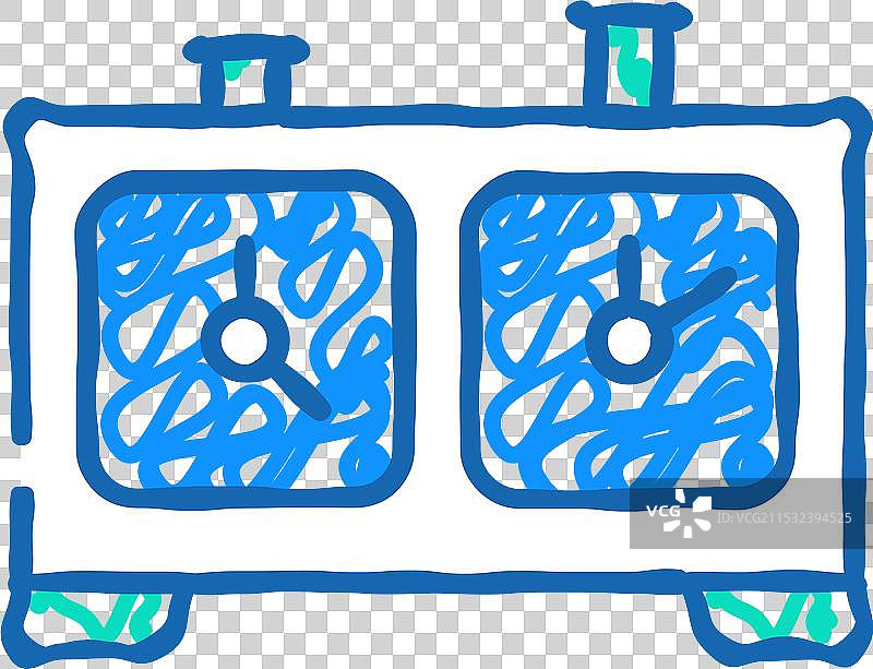 象棋游戏时钟图标涂鸦图片素材