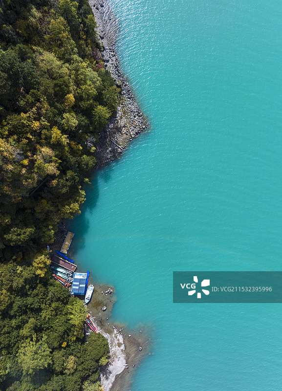 巴松措图片素材