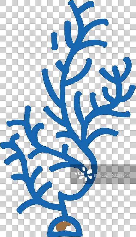 聚球藻图标涂鸦图片素材