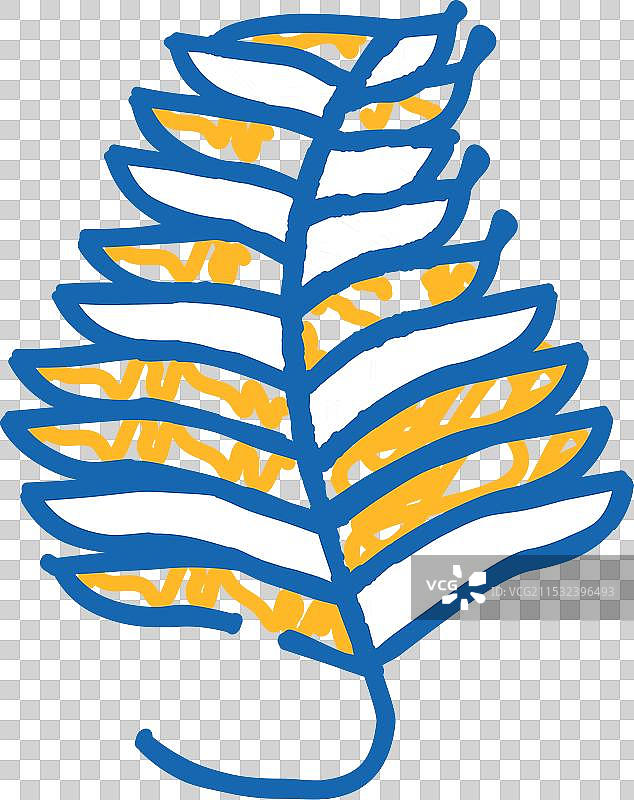 羽衣甘蓝海藻图标涂鸦图片素材