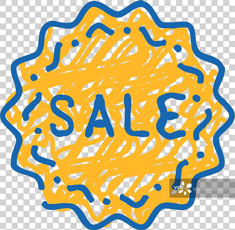 标记销售图标涂鸦图片素材