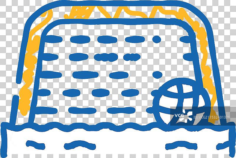 水球图标涂鸦图片素材