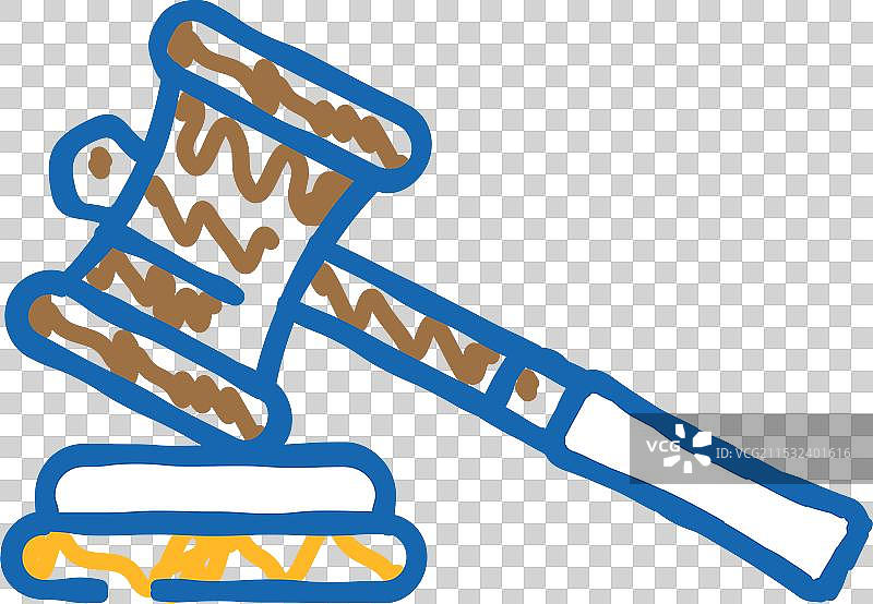 离婚法庭图标涂鸦图片素材