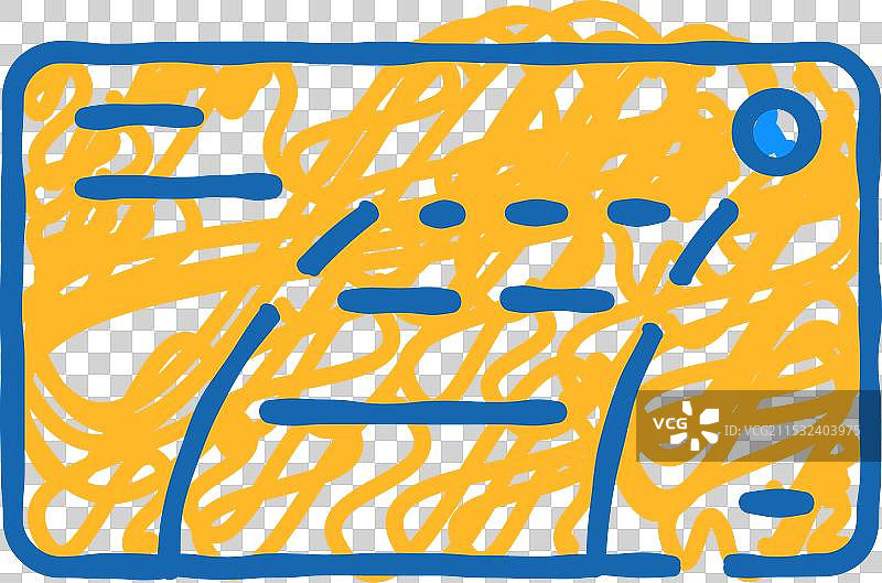 汽车后视摄像头取景器图标涂鸦图片素材