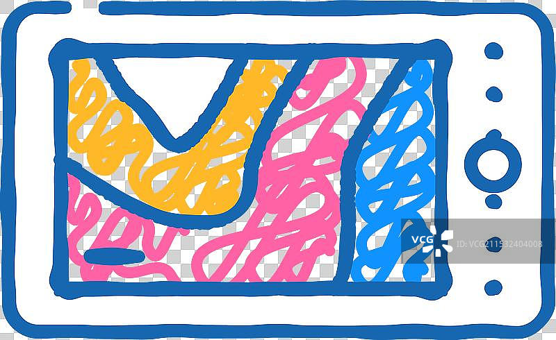 热像仪设备图标涂鸦图片素材