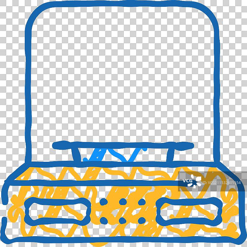 电子秤数字设备图标涂鸦图片素材