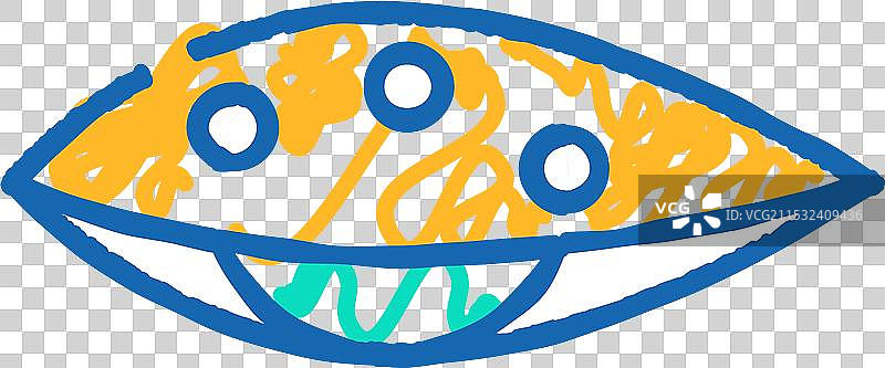 传染性软疣图标涂鸦图片素材