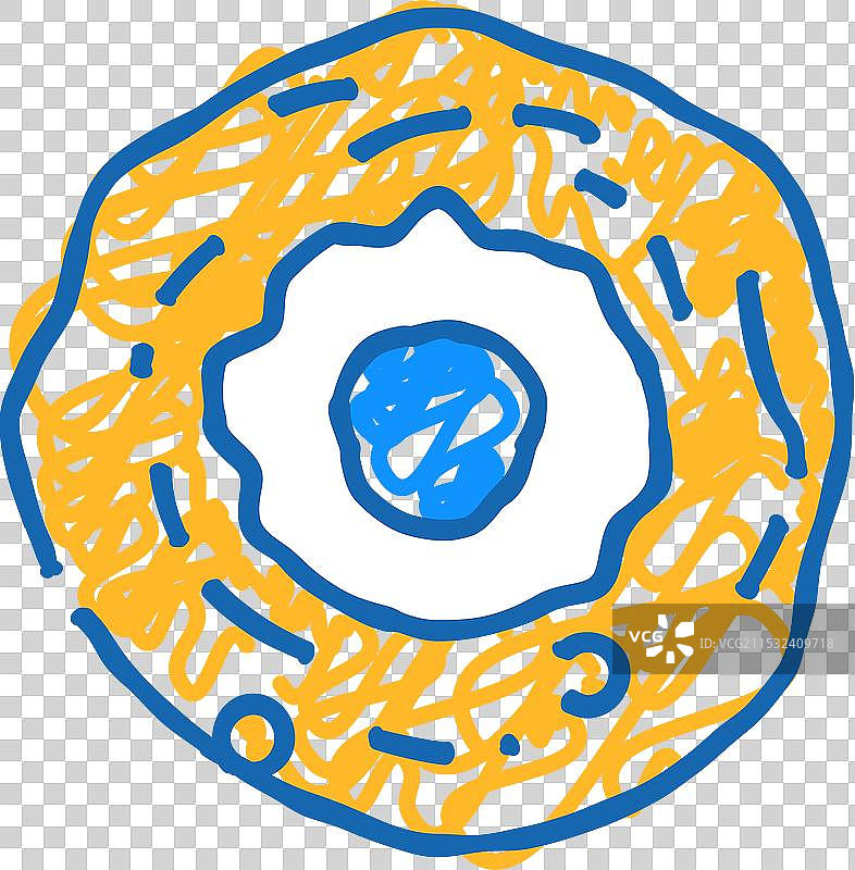 原行星盘图标涂鸦图片素材