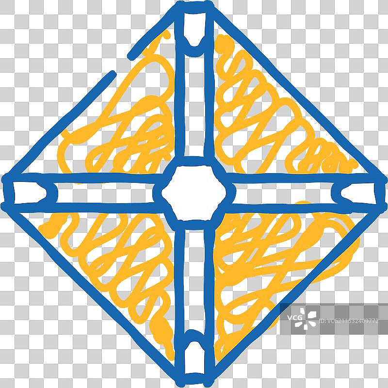 太空帆图标涂鸦图片素材