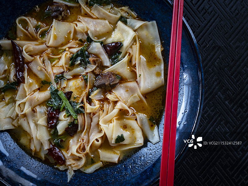 中国美食安徽拌面图片素材