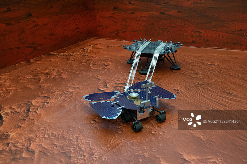 中国天问一号任务火星车祝融号图片素材