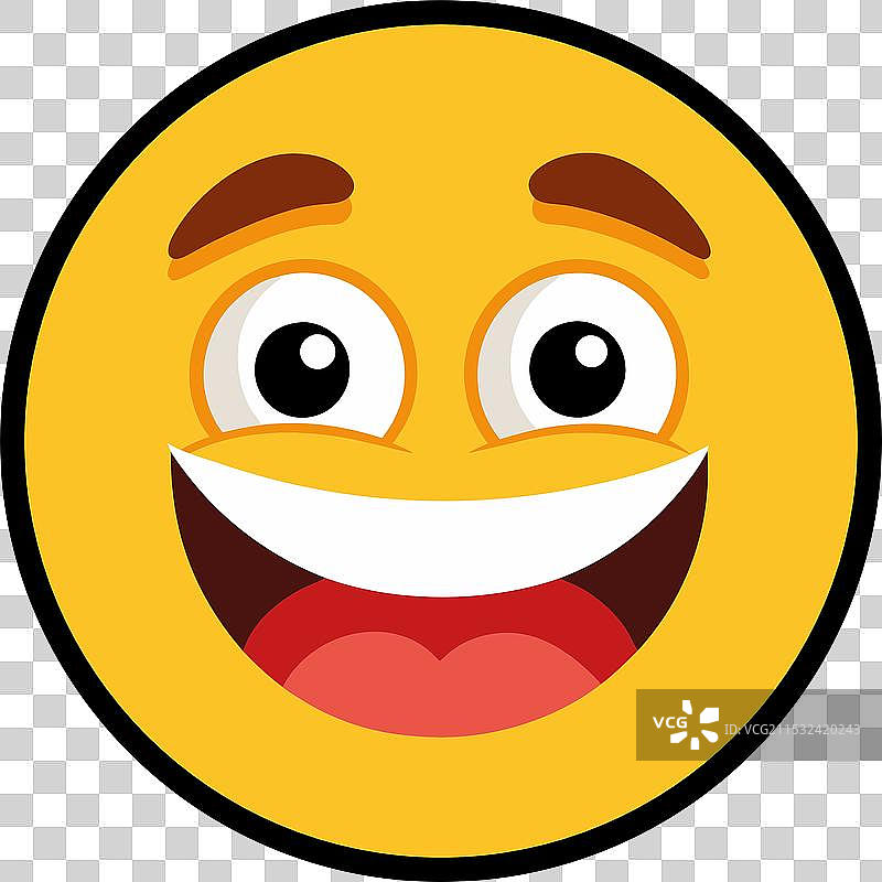 微笑表情符号图标图片素材
