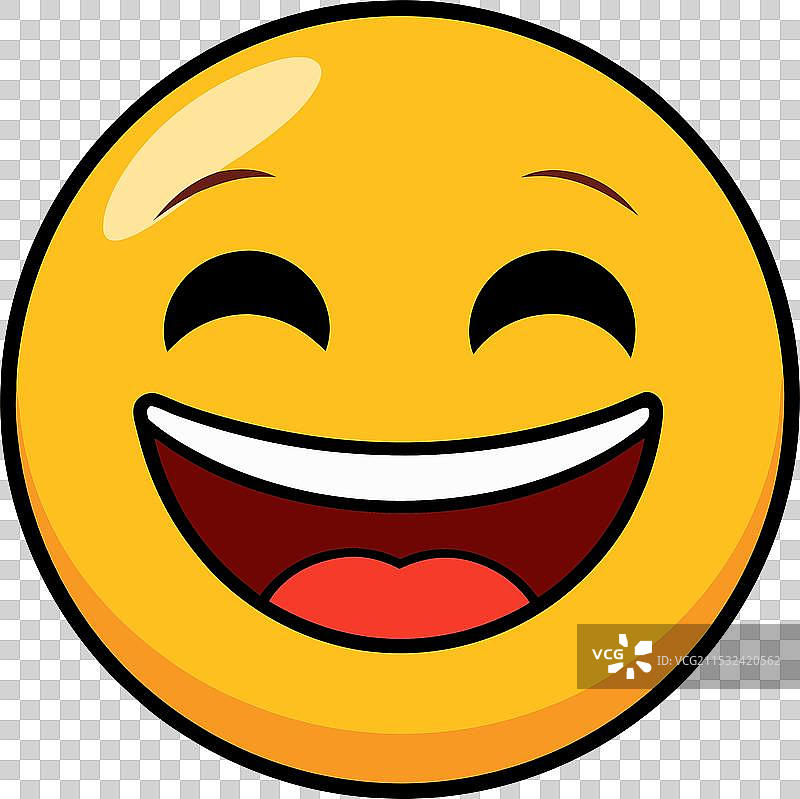 微笑表情符号图标图片素材