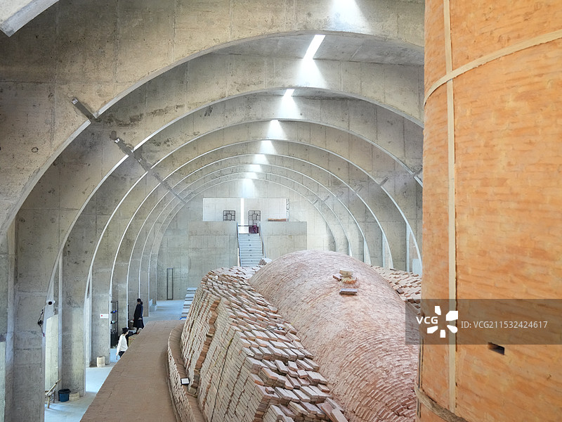 江西景德镇网红打卡地丙丁柴窑风光图片素材