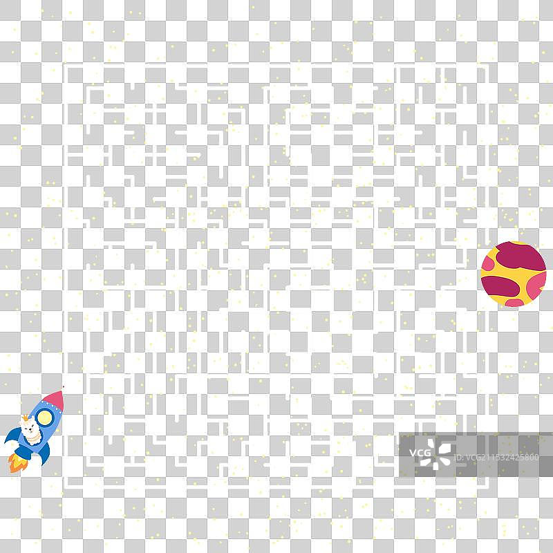 儿童游戏迷宫，寻找出路图片素材