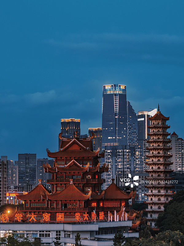 福州西禅寺 ICC风光组图图片素材