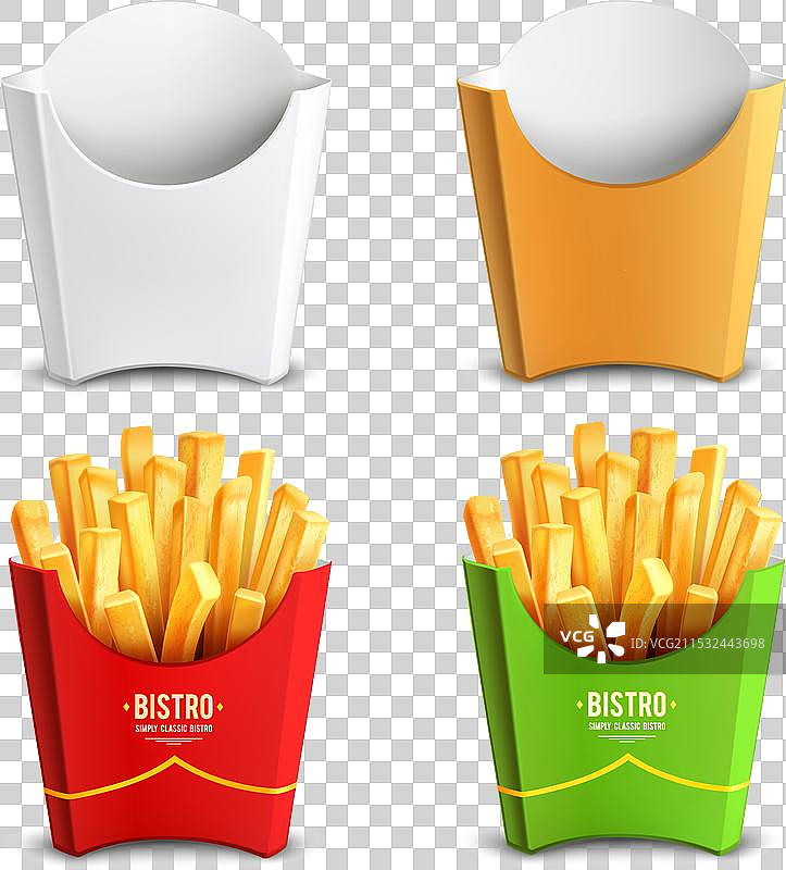 薯条2x2设计概念图片素材