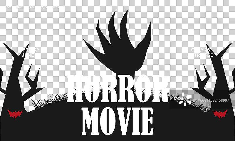 复古电影海报和传单收藏图片素材