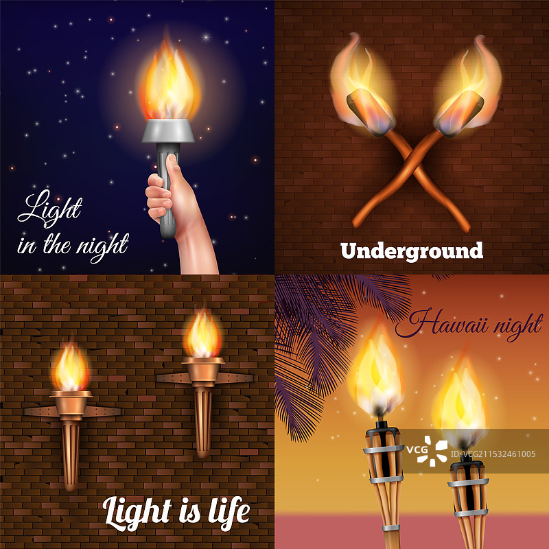 手电筒灯光设计概念图片素材