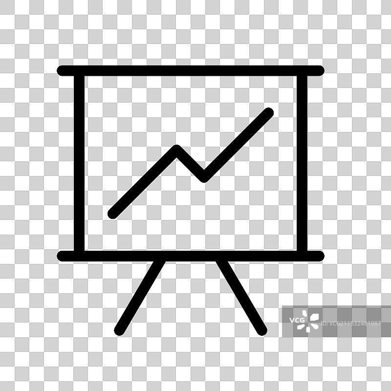 孤立的商务图标轮廓风格设计图片素材