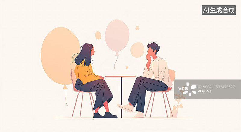 【AI数字艺术】人力资源人物主题插画图片素材