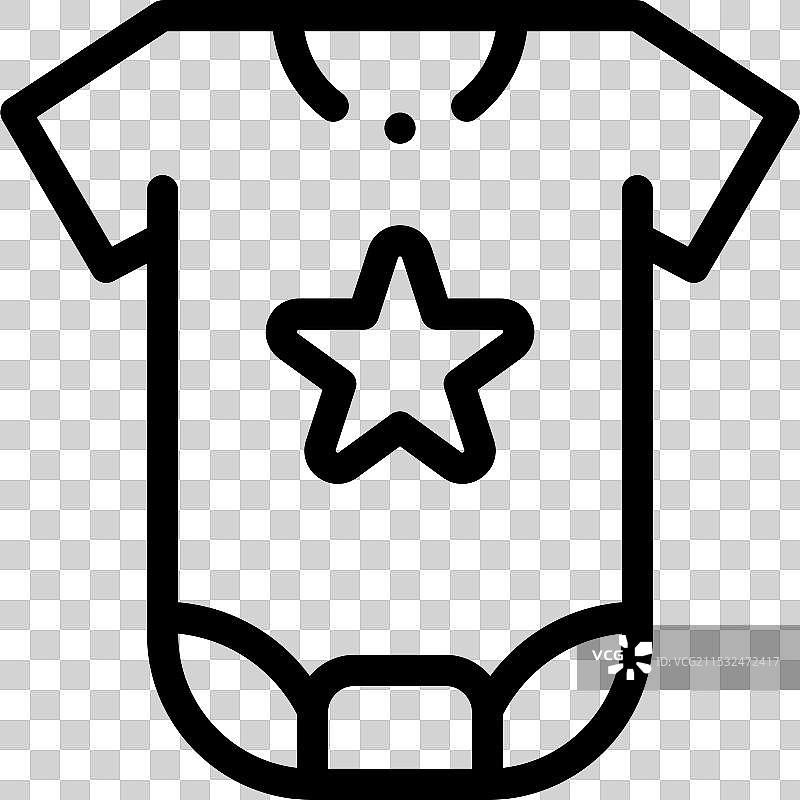 孤立的细线风格设计的虚拟图标图片素材