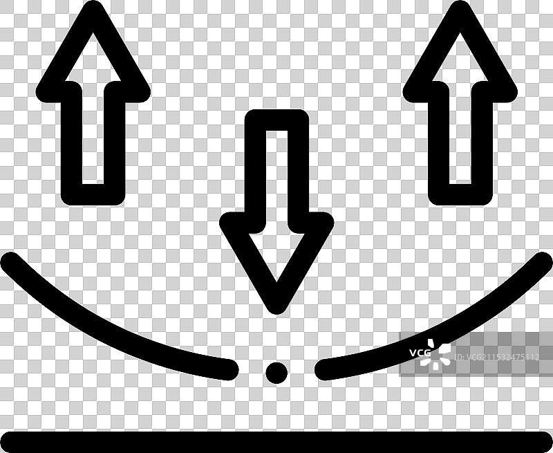 弹性图标，细线风格设计，独立于背景图片素材