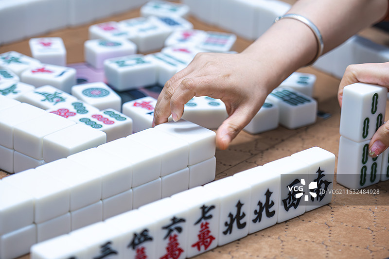 打麻将图片素材