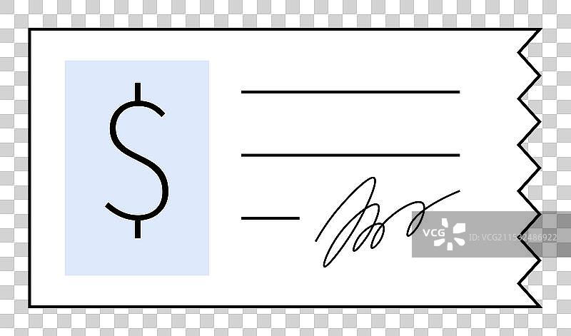 简单的签署付款图片素材