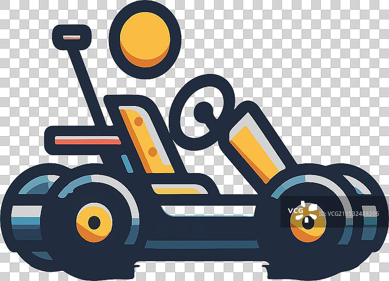 卡丁车设计风格图片素材