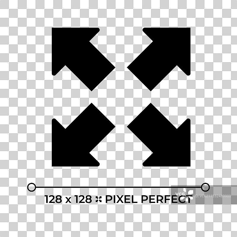 扩展黑色图标图片素材