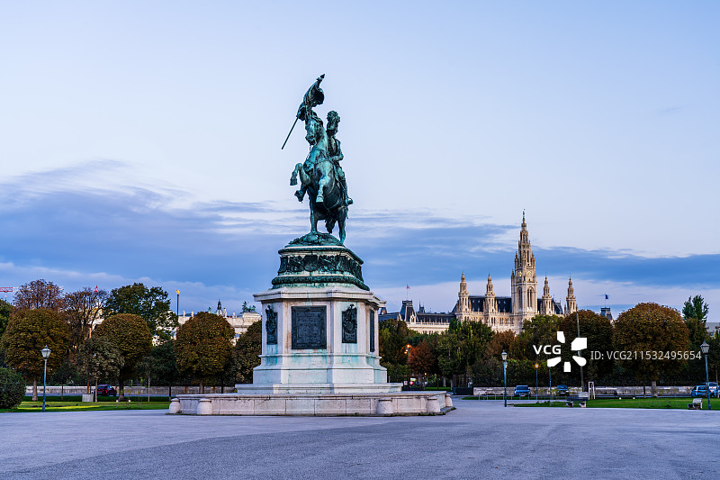 维也纳英雄广场图片素材
