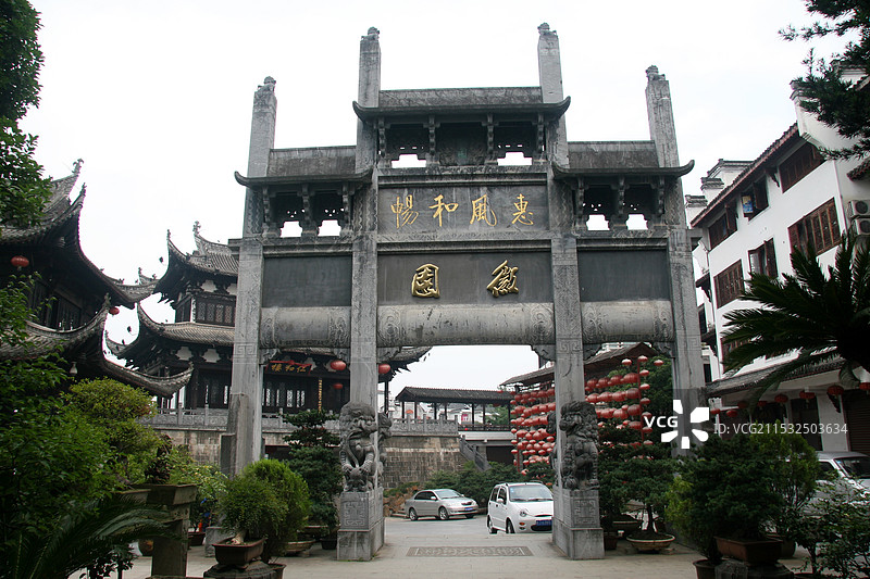 安徽省黄山市歙县徽商故里图片素材