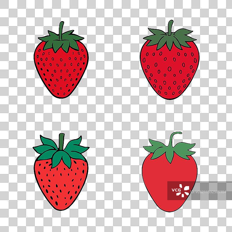 草莓艺术图片素材