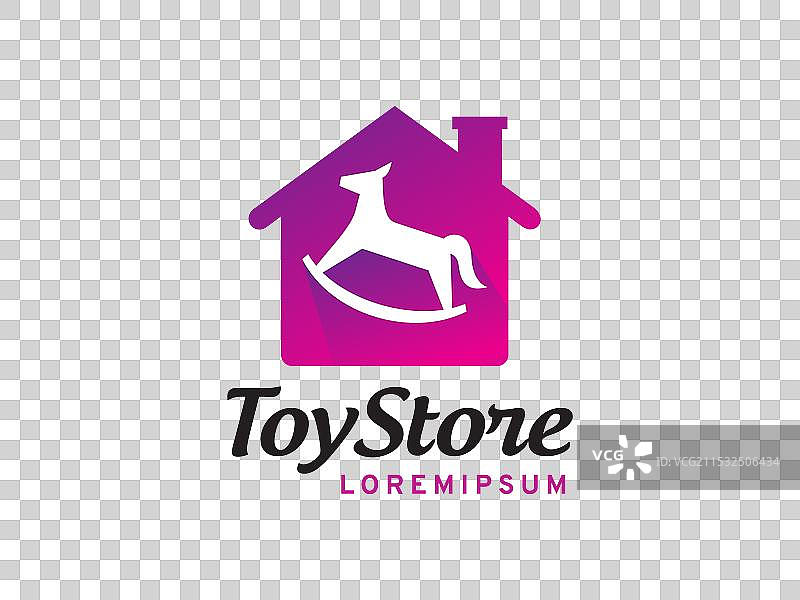玩具店标志符号或图标模板图片素材