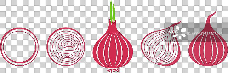 红洋葱图片素材