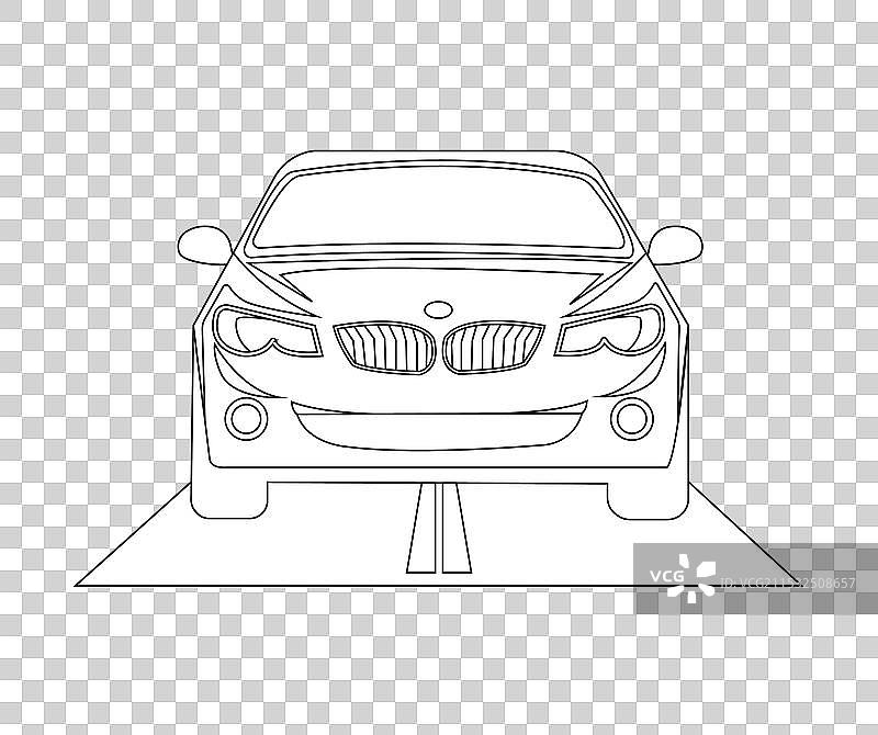 汽车线条艺术图片素材