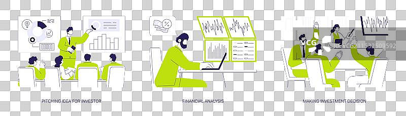 风险投资抽象概念图片素材