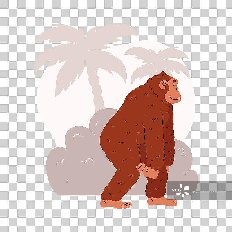 描绘原始人的图像图片素材