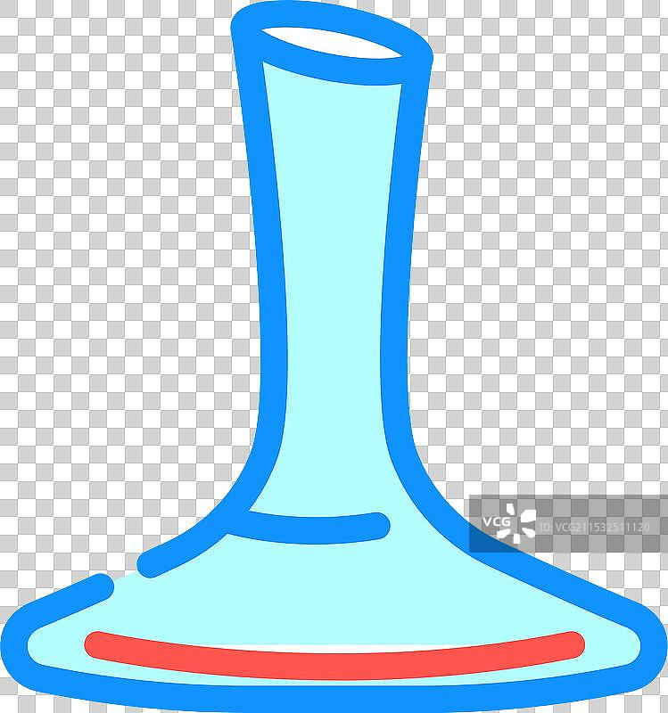 酒壶玻璃包装颜色图标图片素材