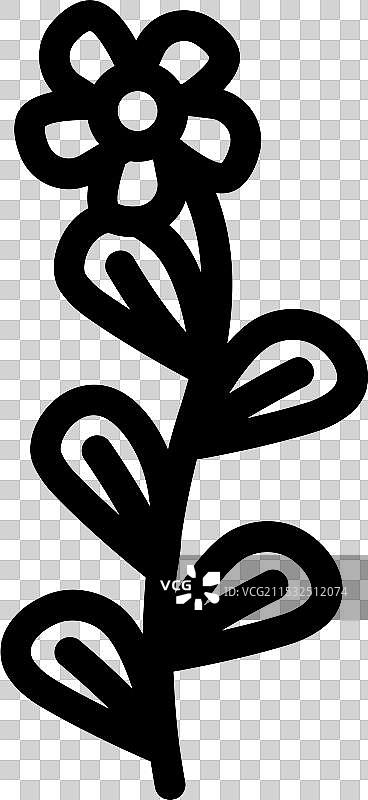 巴赫米草药线条图标图片素材