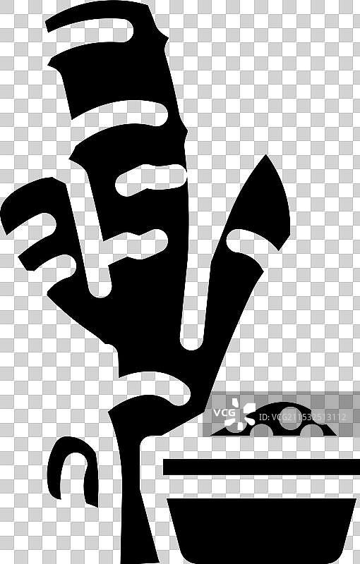 姜根阿育吠陀草药图标图片素材