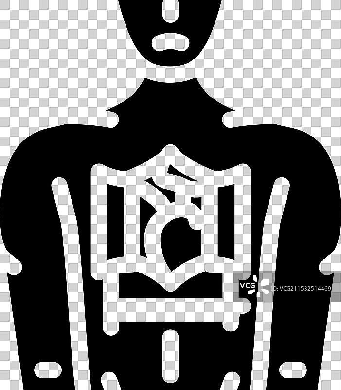 胸骨切开手术图标图片素材