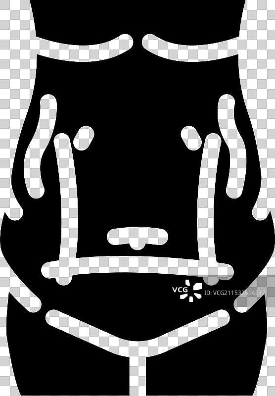 腹部整形手术图标图片素材