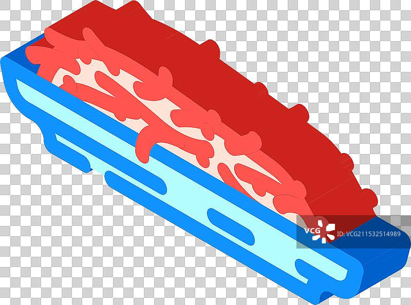 藏红花丝的阿育吠陀草药等距图标图片素材