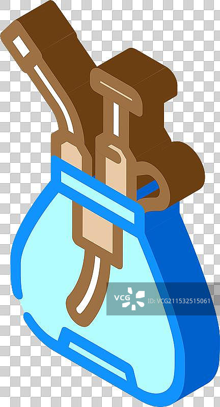 喷雾瓶玻璃包装等距图标图片素材