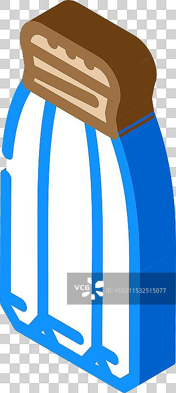 盐瓶玻璃包装等距图标图片素材