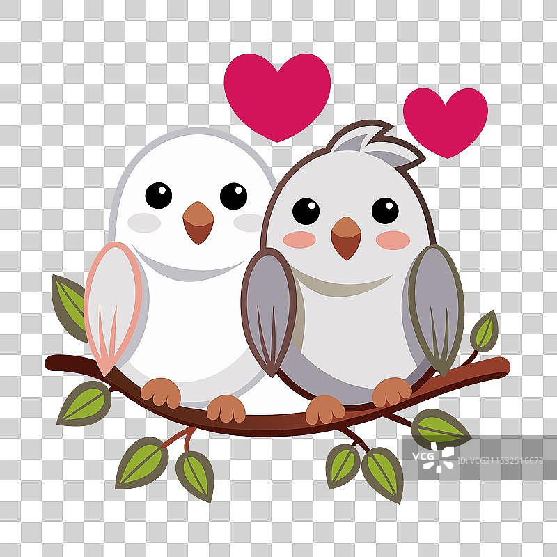 可爱迷人的小鸟图片素材