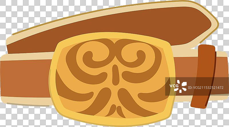 卡通牛仔靴和皮带图片素材