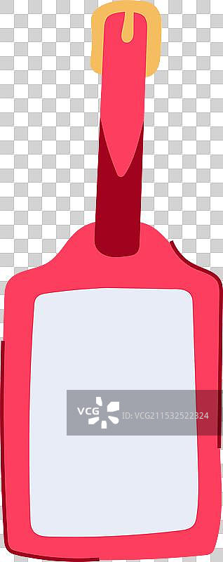 行李箱卡通行李标签图片素材